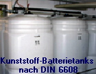 Batterietanks Kunststoff